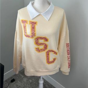 USC collared sweatshirt